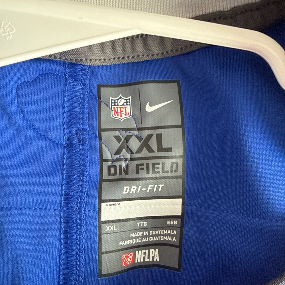 Men’s Nike Tyrod Taylor #5 Buffalo Bills Vapor Lmtd NFL Jersey Sz 2XL Blue RARE - Picture 4 of 6
